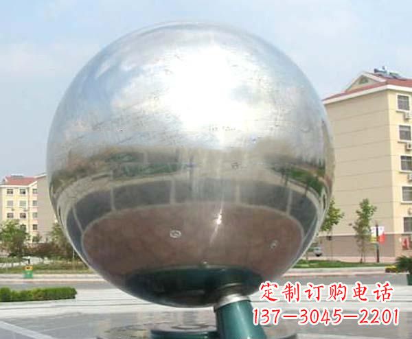 信阳校园不锈钢抽象地球仪雕塑