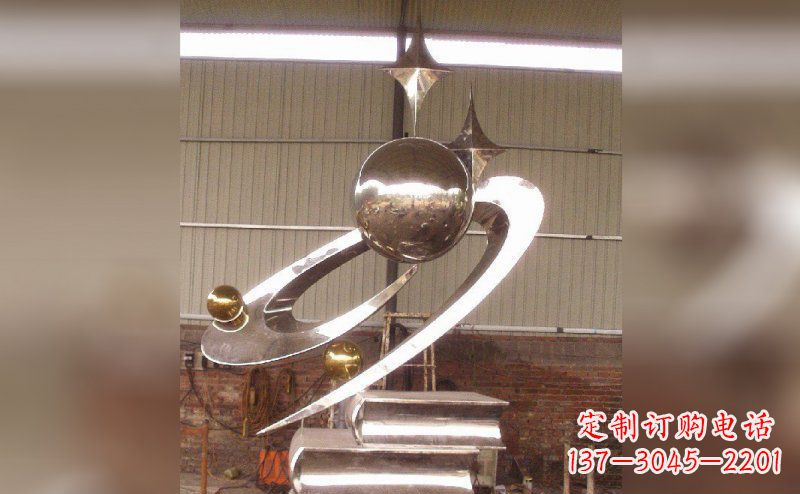 信阳校园不锈钢书籍雕塑