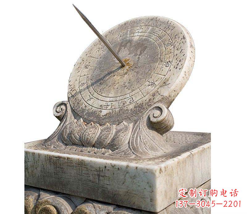 信阳校园大理石日晷景观石雕