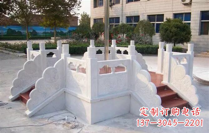信阳校园汉白玉升旗台