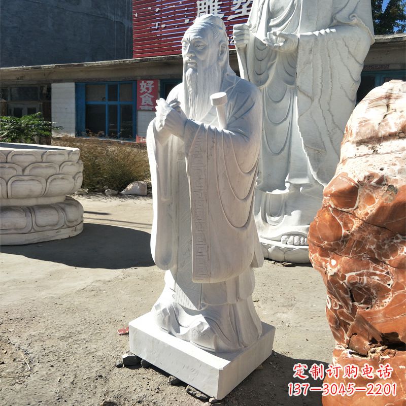 信阳校园孔子像雕塑