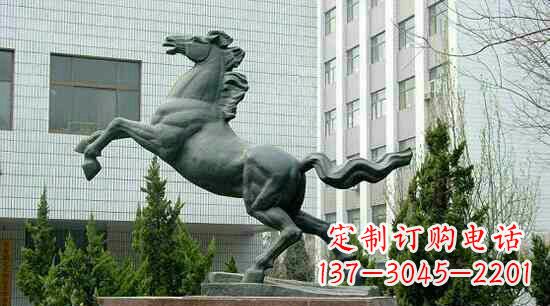 信阳校园龙马精神铜雕
