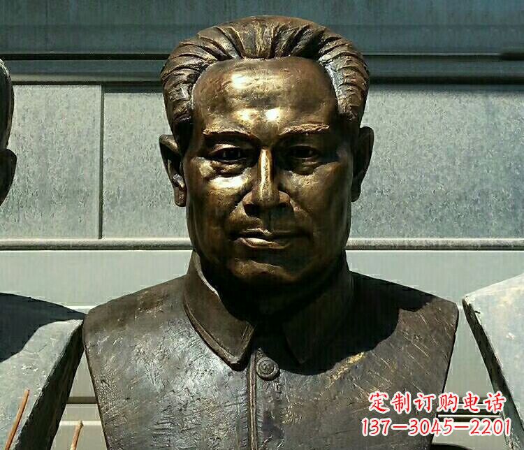 信阳校园周恩来胸像铜雕