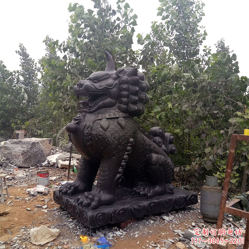 信阳獬豸铸铜雕塑