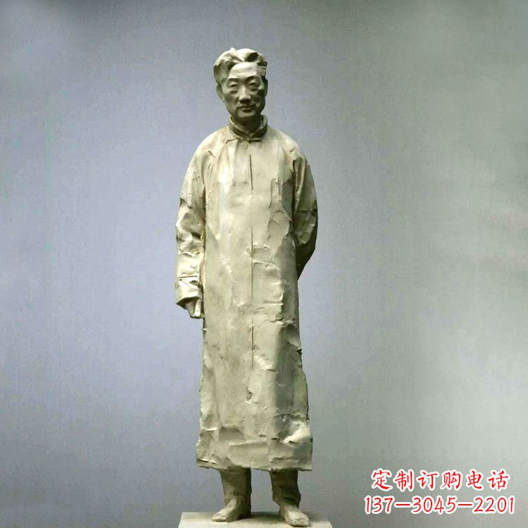 信阳徐悲鸿雕塑像石雕历史名人雕像