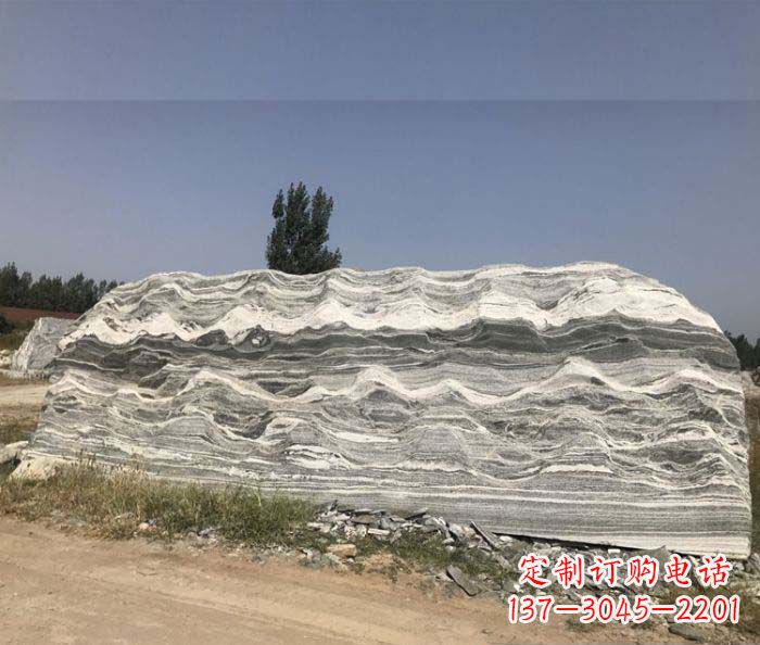 信阳雪浪石假山公园景观石雕