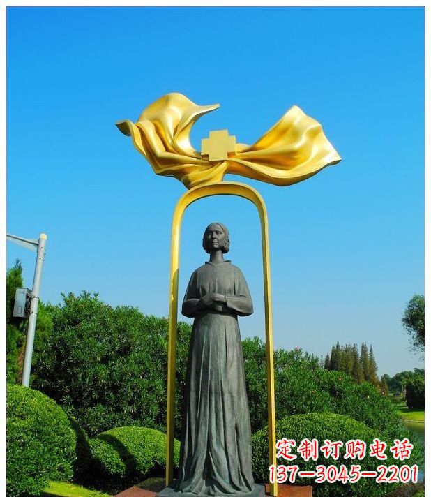 信阳医院南丁格尔名人铜雕