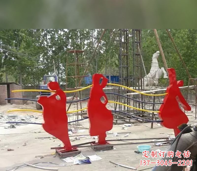 信阳音符剪纸雕塑不锈钢