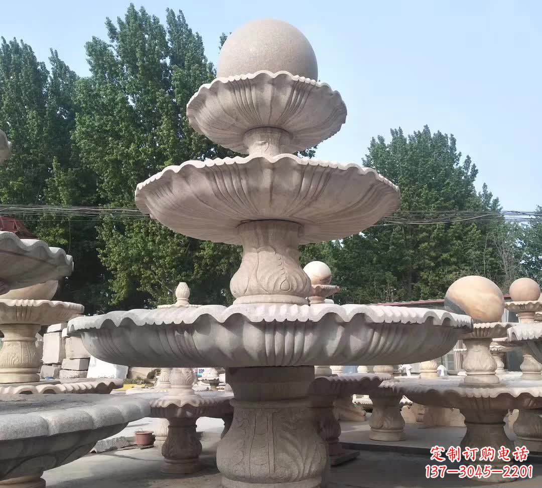 信阳音乐风水球石雕