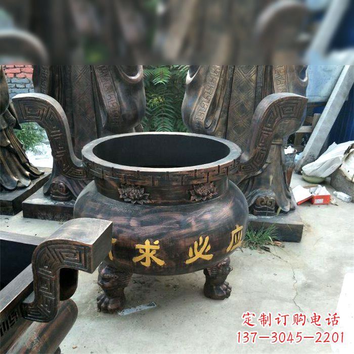 信阳有求必应祈福铜雕香炉