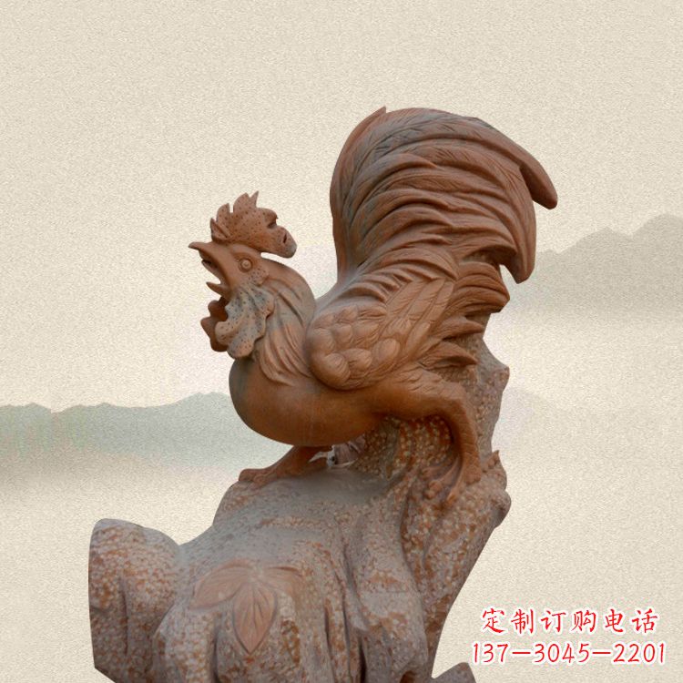 信阳酉鸡景观石雕