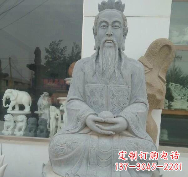 信阳元始天尊神像石雕