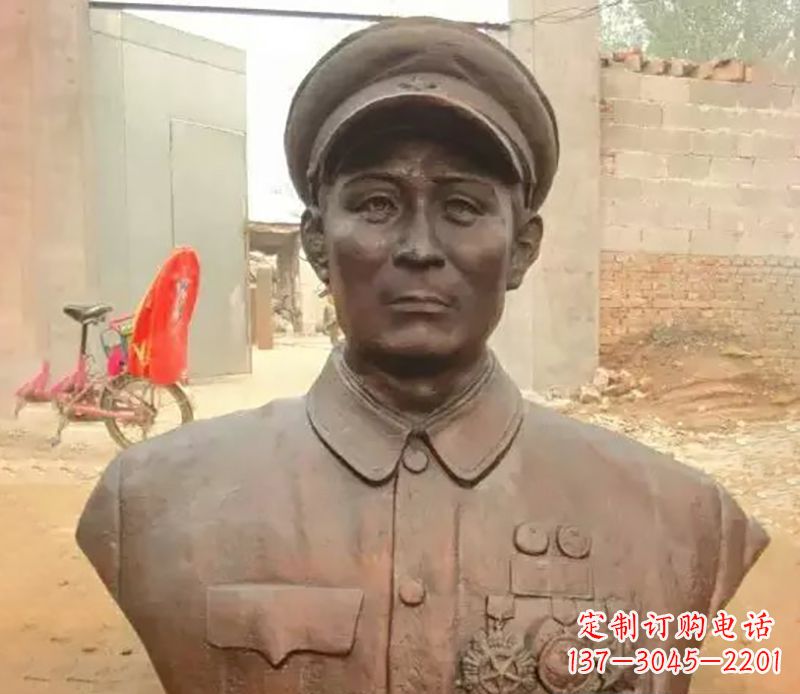 信阳元帅名人胸像铜雕