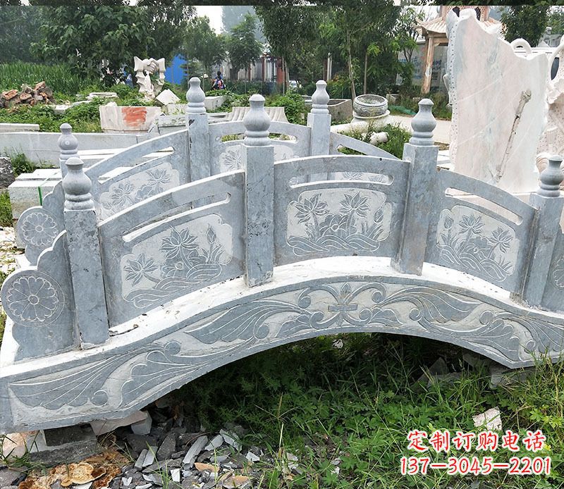 信阳园林仿古石拱桥景观石雕 (3)