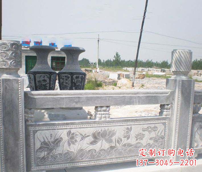 信阳园林仿古石栏板景观石雕 (3)