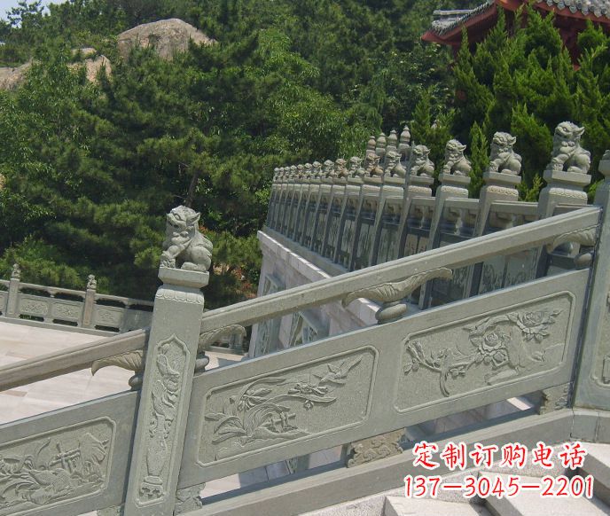 信阳园林仿古石栏板景观石雕 (4)