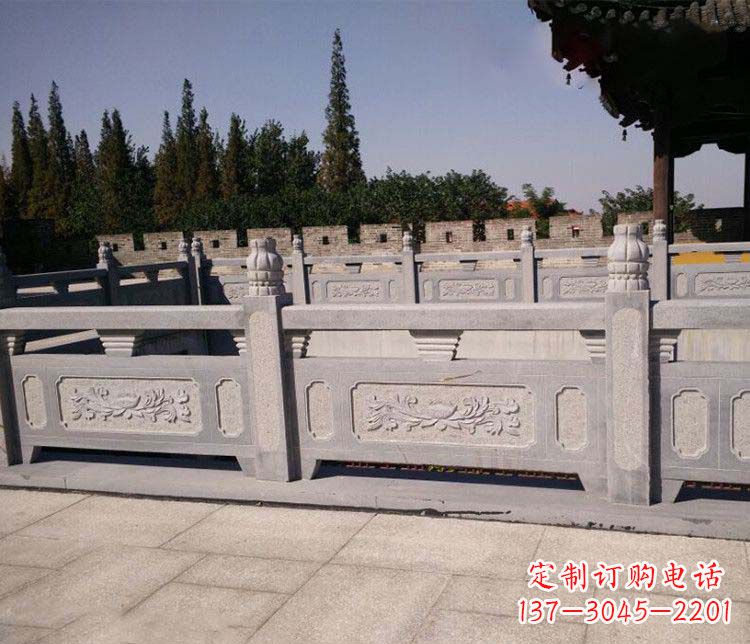 信阳园林仿古石栏板景观石雕 (2)