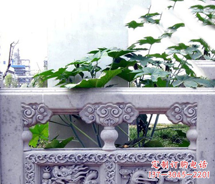 信阳园林仿古石栏板景观石雕 (6)