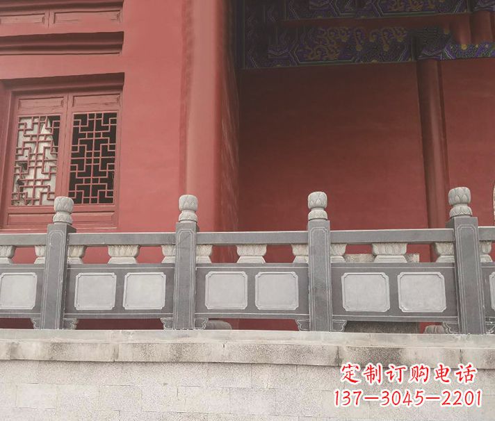 信阳园林仿古石栏板景观石雕 (8)