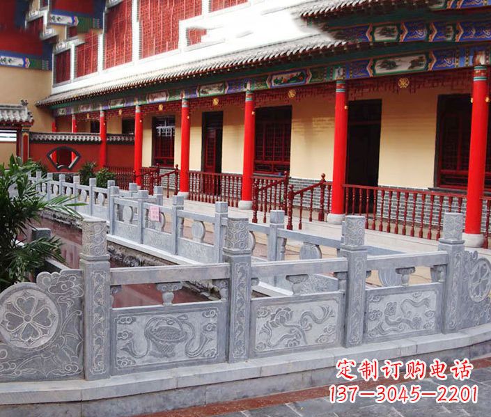 信阳园林仿古石栏板景观石雕 (12)