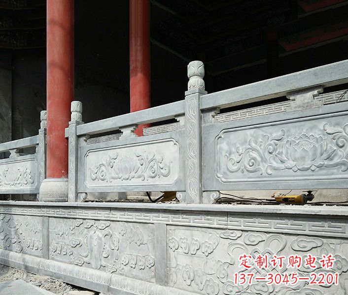 信阳园林仿古石栏板景观石雕_1 (3)