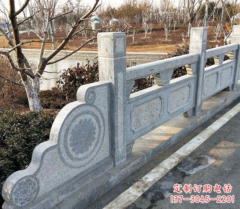 信阳园林仿古石栏板景观石雕_1