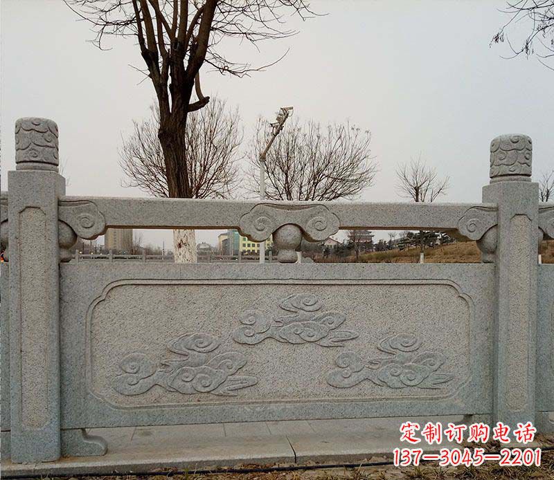 信阳园林护城河石栏板景观石雕