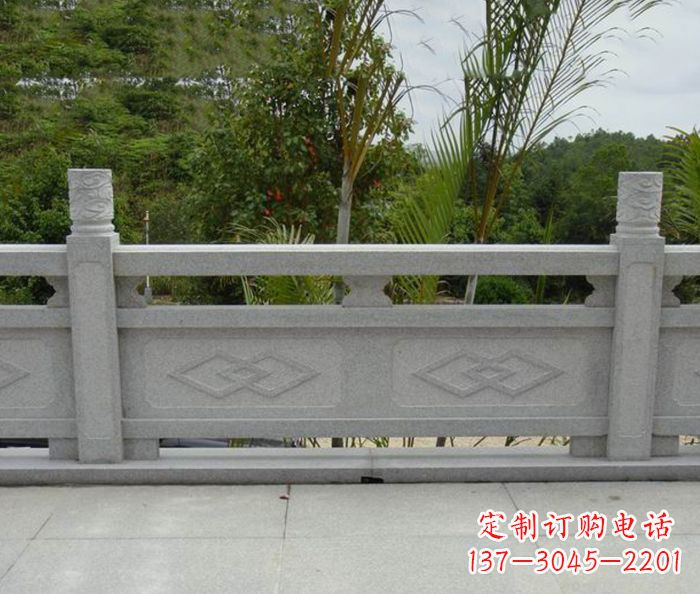 信阳园林景观大理石栏板雕塑 (3)