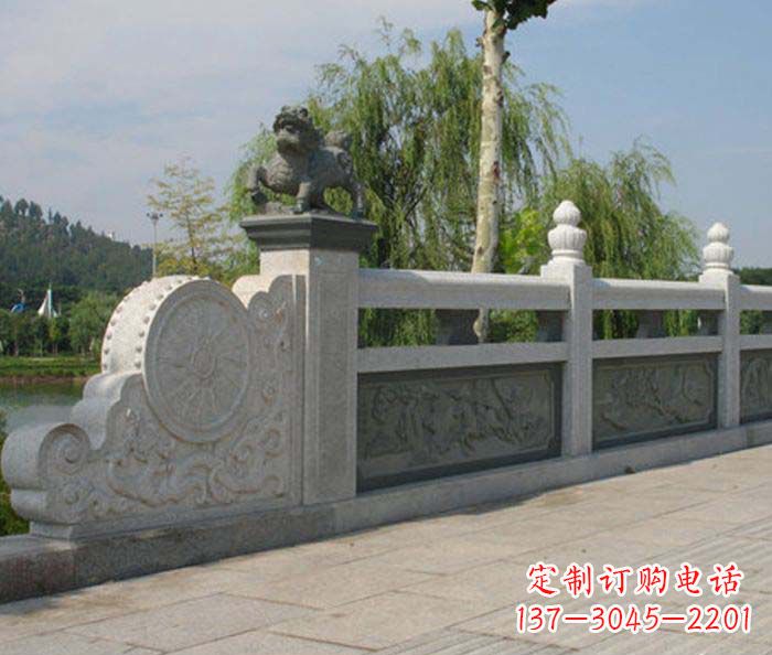 信阳园林景观大理石栏板雕塑