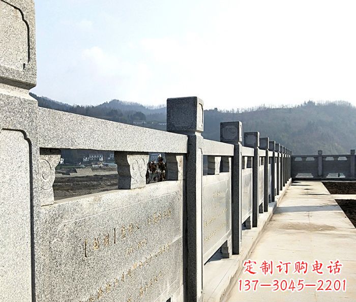 信阳园林景观大理石栏板石雕 (14)