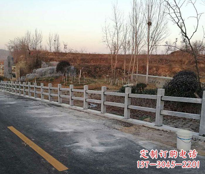 信阳园林景观大理石栏杆石雕 (2)