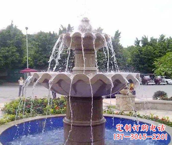 信阳园林景观大理石喷泉石雕