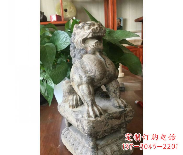 信阳园林景观大理石狮子石雕