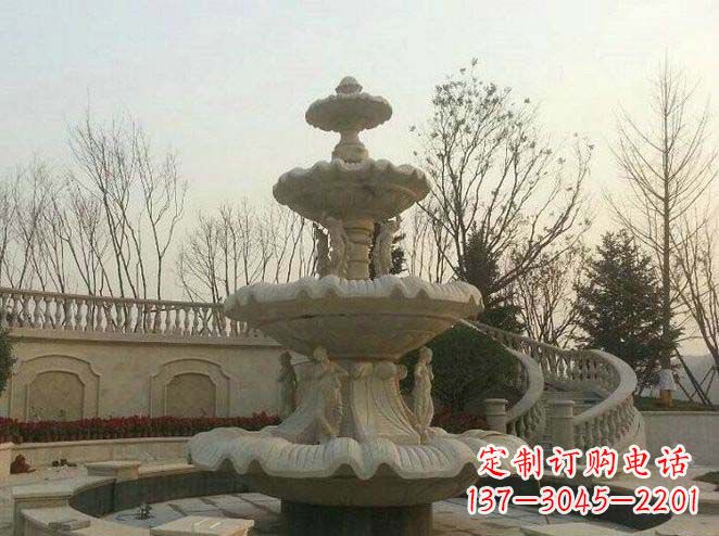 信阳园林景观大型喷泉石雕 (2)