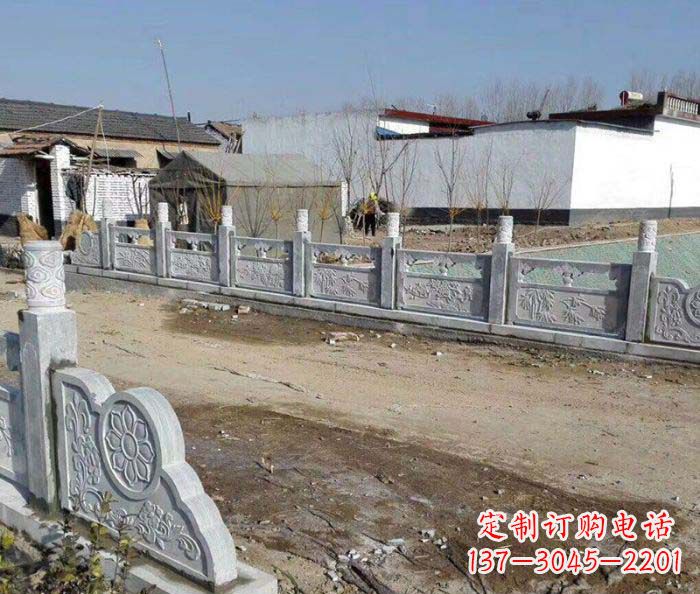 信阳园林景观仿古栏板石雕