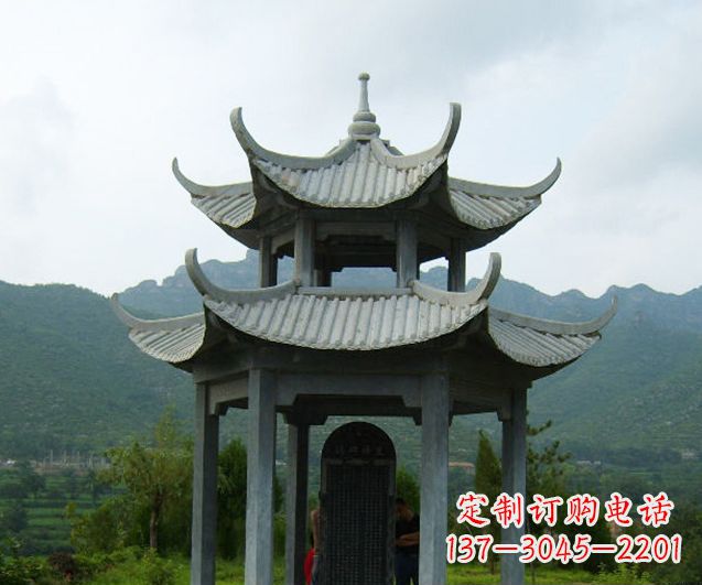 信阳园林景观仿古凉亭石雕