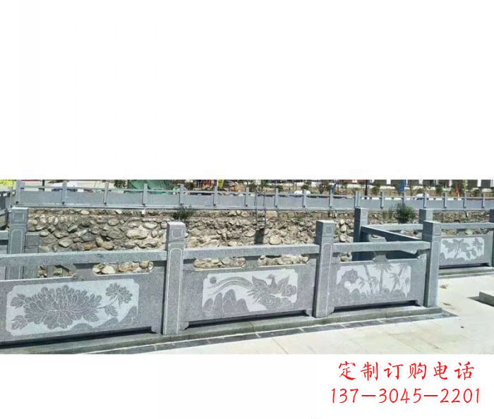 信阳园林景观仿古石雕栏板 (5)