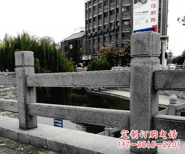 信阳园林景观仿古石雕栏板 (9)