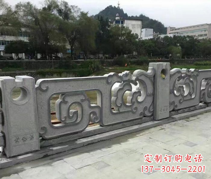 信阳园林景观仿古石雕栏板_1