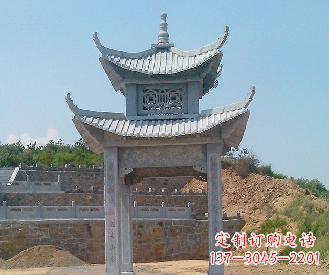 信阳园林景观仿古石雕凉亭