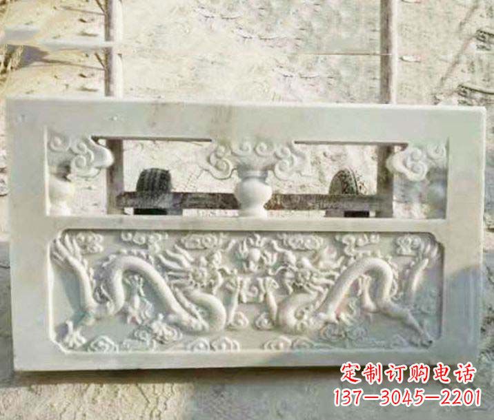 信阳园林石浮雕栏板景观石雕