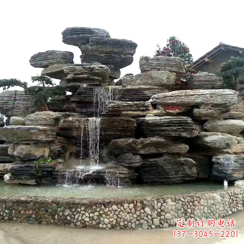 信阳园林塑石假山流水