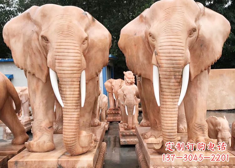 信阳招财大象石雕