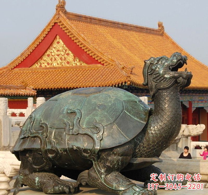 信阳招财龙龟铜雕塑