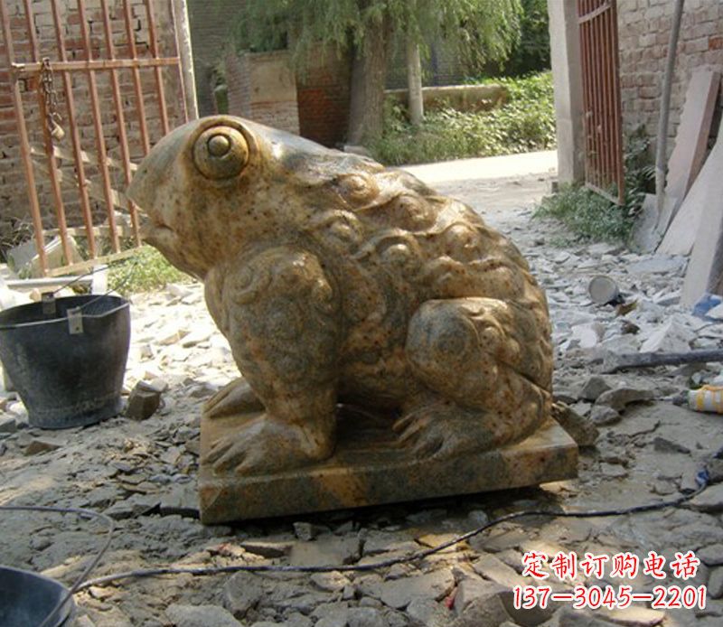 信阳招财青蛙石雕