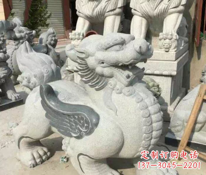 信阳招财神兽仿古貔貅石雕