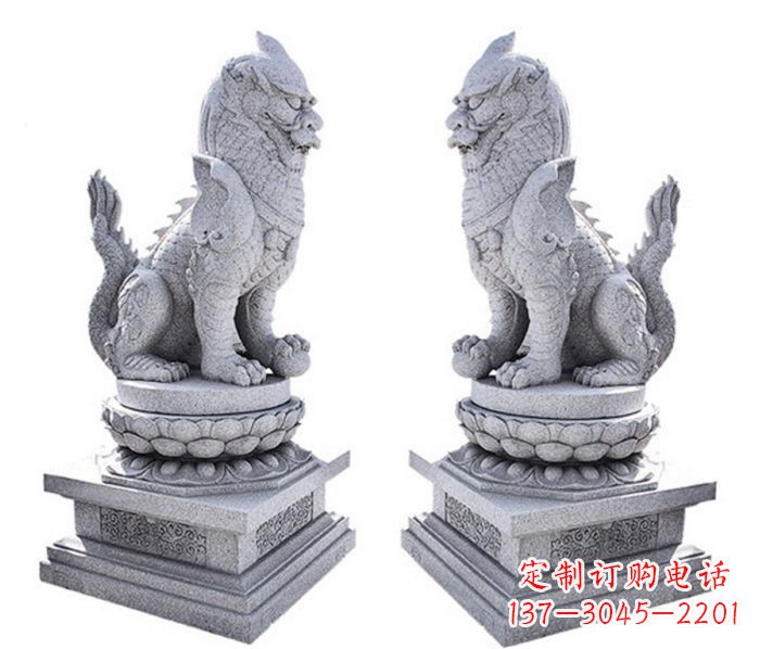 信阳招财神兽麒麟石雕