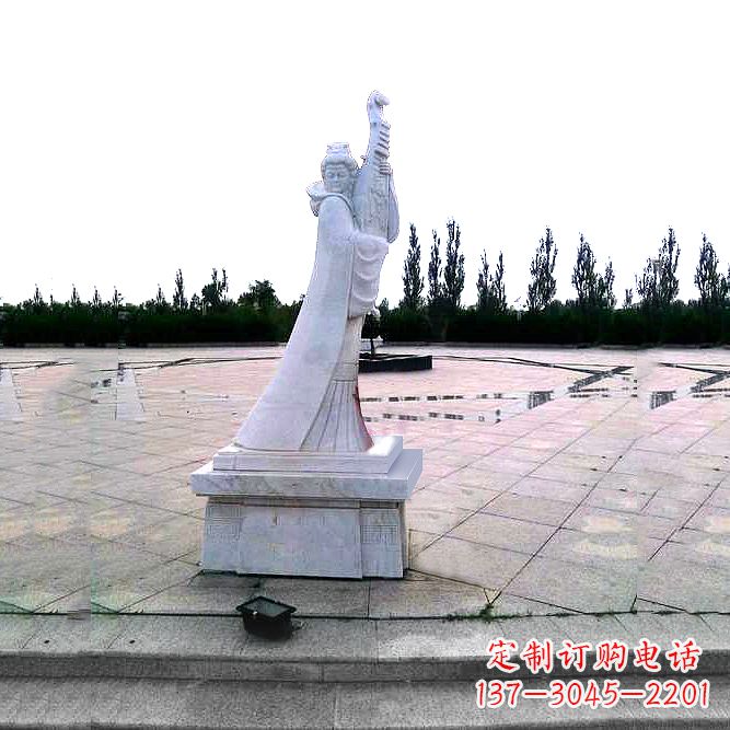 信阳中国古代四大美女之王昭君广场石雕塑