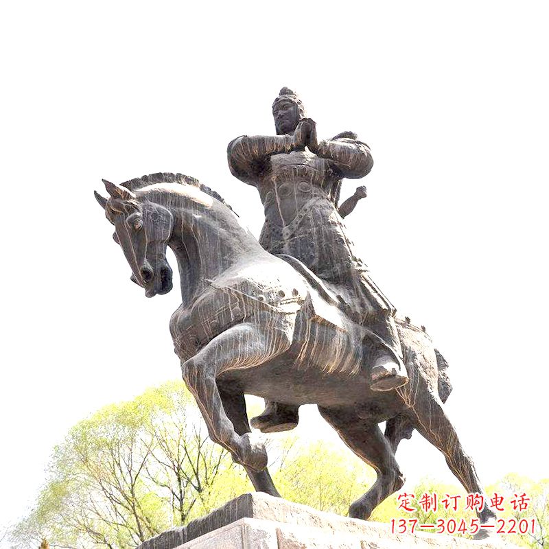 信阳中国历史名人民族英雄霍去病铜雕塑