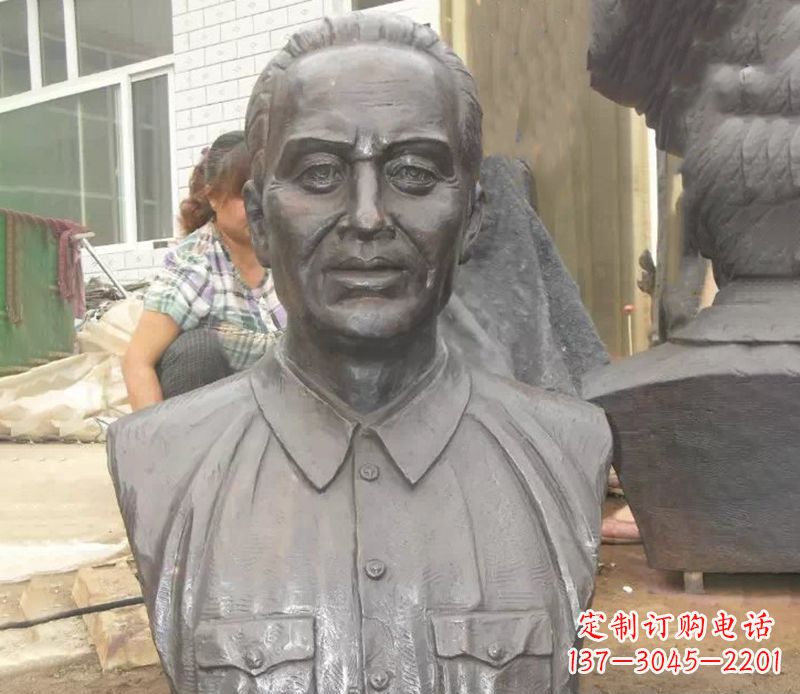 信阳中国名人人物胸像铜雕